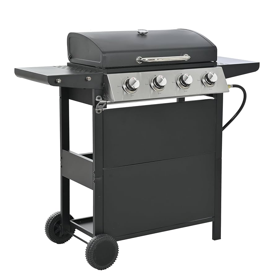 Amazon.com: Strawberry Fairy 4 Burner Propane Gas Grill with